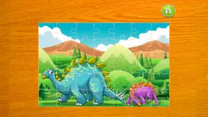 恐龙 难题 对于 童装 动画片 迪诺 拼图 游戏