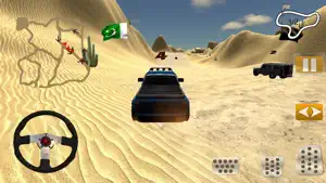 吉普车 团结 在 沙漠