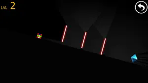 立方体 魔法 runner escape laser room in dark